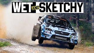 Carnage And Slippery Chaos at Ken Block’s First Race Back in A Subaru