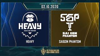 HEAVY vs Saigon Phantom  HEV vs SGP - Vòng 10 ngày 2 02.10.2020 - ĐTDV mùa Đông 2020