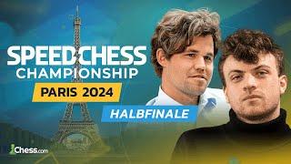 Magnus Carlsen vs Hans Niemann  Speed Chess Championship 2024  Halbfinale