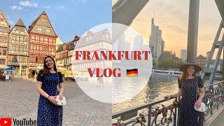 Frankfurt Almanya Vlog  TÜKÜREN HEYKEL   Gezilecek Yerler ve Market Fiyatları