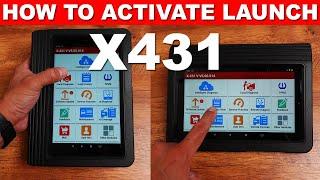 Launch X431 SETUP and ACTIVATION Process X-431 Scan Tool