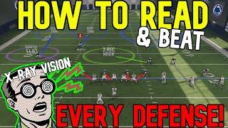 MAKE PASSING EASY How to READ & BEAT EVERY DEFENSE in College Football 25Gameplay Tips and Tricks