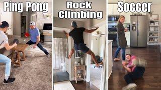 Different Sports Players When Theyre at Home. Compilation