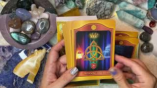 The Akashic Tarot Cards Deck by Sharon Anne Klingler silent unboxing and flip through