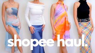 SHOPEE CLOTHING HAUL colorful cute & summer