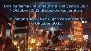 Doa bersama tragedi 1 Oktober 2022 di stadion Kanjuruhan Malang