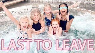 LAST to LEAVE the HOT TUB wins HUGE PRIZE CHALLENGE with 10 kids