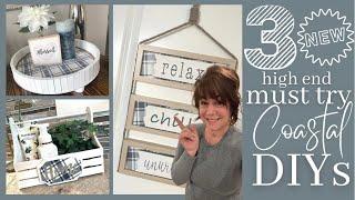3 New *Must Try* Coastal decor DIYs  Try it Tuesday  Collab with Kathy Jo DIYs