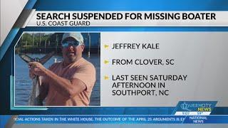 Extensive search suspended for missing Clover fisherman