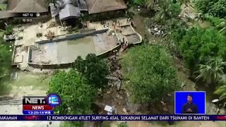 Keadaan Kawasan Tanjung Lesung Beach Resort Pasca Tsunami- NET 12
