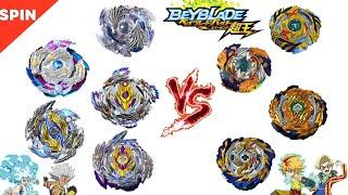 ALL Longinus VS ALL Fafnir Beyblade Burst Sparking 베이블레이드 버스트 슈퍼킹 올 롱기누스 VS 올 파브닐 ベイブレードバーストスパーキング