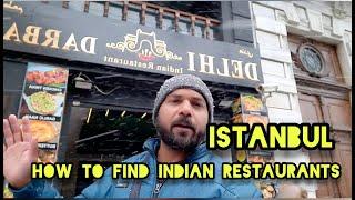 INDIAN FOOD IN ISTANBUL TURKEY 2022   Complete Hindi tour guide  4K UHD