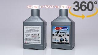 AMSOIL Scooter 10W40  4T 100% Synthetic  1Quart  API SG SLCF JASO MAMA2  ASOQT  CarWahe