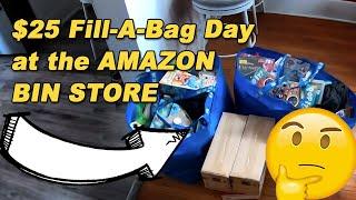 $25 Fill-A-Bag Day at the Amazon Liquidation Bins Store  #Reseller