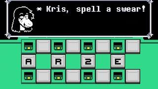 Can You SPELL a Swear Word in these Puzzles? Deltarune chapter 2