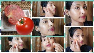 Tomato sugar facial scrub in telugutomato sugar face pack get fair and glowing skin 100%result