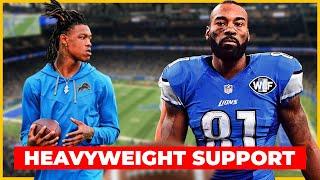 Calvin Johnson Offers to Help Jameson Williams on the Lions  NFL news