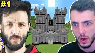 Minecraft KARDEŞ KAVGASI  İlk Kule Fethi Elitramızı Kaybettik #1