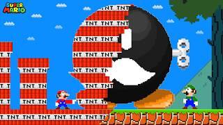 Super Mario Bros. But Everything Mario Touch Turns Into TNT