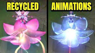 All Reused Animations in Faerie Court Lux Skin  League of Legends