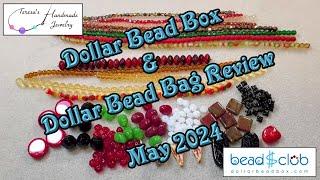 Dollar Bead Box & Dollar Bead Bag Review  May 2024 #dollarbeadbox #beading #diy
