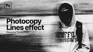 How to Create a Simple Photocopy Lines Effect in Photoshop