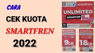 cara cek kuota smartfren 2022