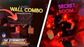 SECRET UPDATE NEW GOJO WALL COMBO + ATOMIC SAMURAI SECRET ROOM  The Strongest Battlegrounds