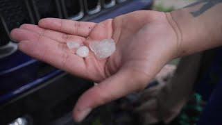 It hurt Bellevue neighbors struck by hail while covering car amid storm