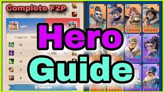 Complete Hero Guide in WHITEOUT SURVIVAL  Ultimate F2P Strategy and Formation