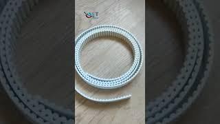 industrial belt in white PU material