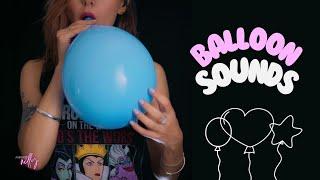 ASMRBalloon Blowing  Inflating & Deflating Balloons ASMR No Talking