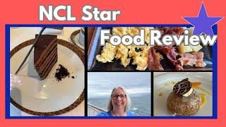 NCL Star Food Review -  The Included dining onboard with menus and pictures