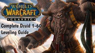 Druid Classic WoW leveling Guide  Class quests Macros Addons Mobility Stats