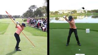 Charlie Woods Driver Swing Sequence and Slowmotion