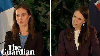 Reporter asks if Jacinda Ardern and Sanna Marin are meeting because of their similar age