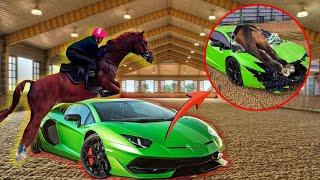 KECELAKAAN KETIKA LOMPATIN LAMBORGHINI