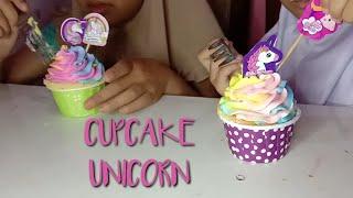 CUPCAKE UNICORN PERTAMA KALI MAKAN CUPCAKE