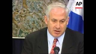 IsraelLebanon - Netanyahu holds presserHezbollah