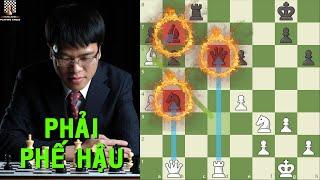 Bị Dồn Vào Chân Tường Lê Quang Liêm Bùng Cháy Ép Đối Phương Phải Phế Hậu - Champion Chess Tour 2024