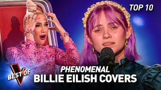 Incredible BILLIE EILISH Covers in the Blind Auditions of The Voice  TOP 10