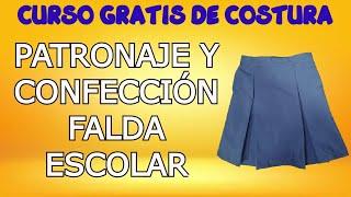 COMO HACER UNA FALDA ESCOLAR