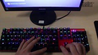 Gearbest Review MOTOSPEED Inflictor CK104 Mechanical Gaming Keyboard - Gearbest.com