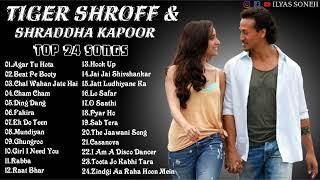 TIGER SHROFF TOP 24 SONGS  Tiger Shroff mashup jukebox  tiger Shroff mix album  all songs 