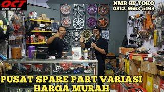 HARGA VELG VARIASI DAN HARGA SPARE PART VARIASI MURAH REVIEW  BENGKEL VARIASI MOTOR HARGA MURAH