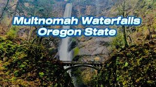 Multnomah falls-Oregon’s Most Famous waterfalls in 4K  HikeGuide