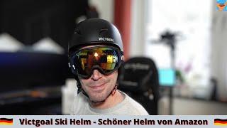 Victgoal Ski Helm - Günstiger Ski Helm von Amazon mit EN Nummer - Unboxing mit Brille