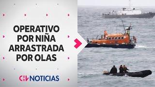 Impacto por NIÑA ARRASTRADA POR OLAS en Viña del Mar Lo que se sabe de su búsqueda