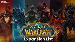 World of Warcraft Expansions List in 2023  WOW Expansion List