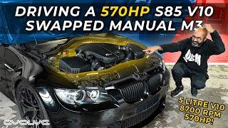 Driving a 570HP S85 V10 swapped E92 M3 with an 8700RPM rev limit The German Dodge Viper